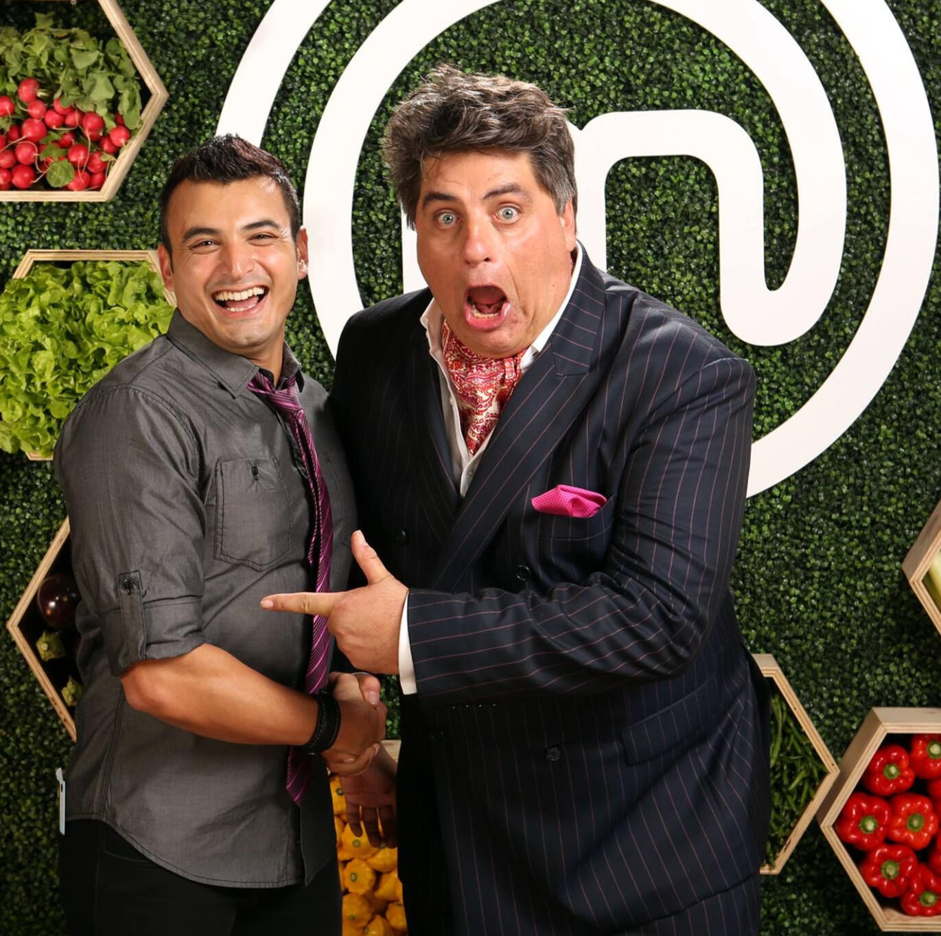 Rishi with Matt in Masterchef